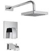Image 1 : Taymor Zurich Polished Chrome Tub & Shower Faucet Set