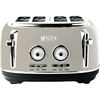 Image 1 : Haden Dorset 75039 Stainless Steel 1500W Retro Toaster 4 Slice Wide Slot w/ Removable Crumb Tray and