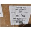 Image 3 : Female Tee PVC 1 1/4" x 1 1/4"INS x 1 1/4" FPT 5 Per Bag x's 40