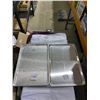 Image 2 : Thermaloy stainless steel baking sheets with wire rack, lot of 2 sheets