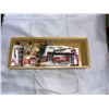Image 1 : Lot of assorted batteries and wooden box