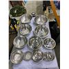 Image 2 : Lot of 11 stainless steel bowls / mixing bowls