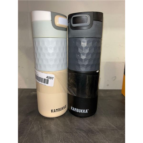Kambukka insulated travel mugs, lot of 2