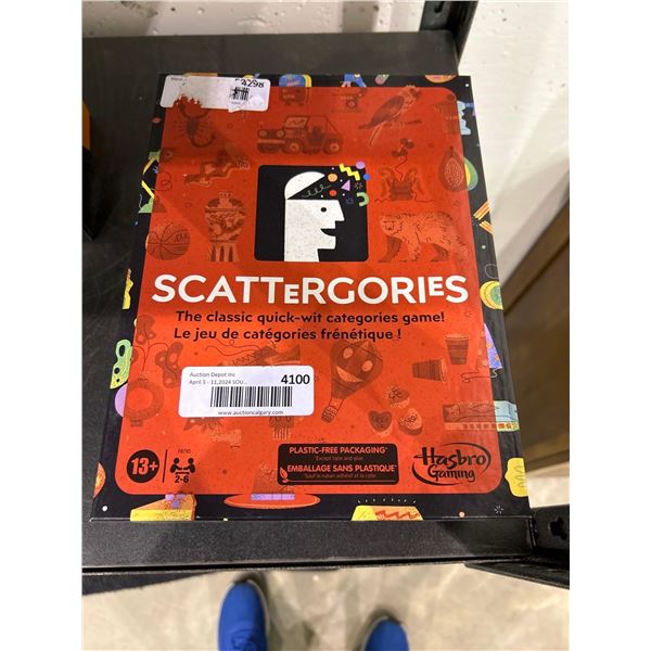 Scattergories classic quick wit categories game