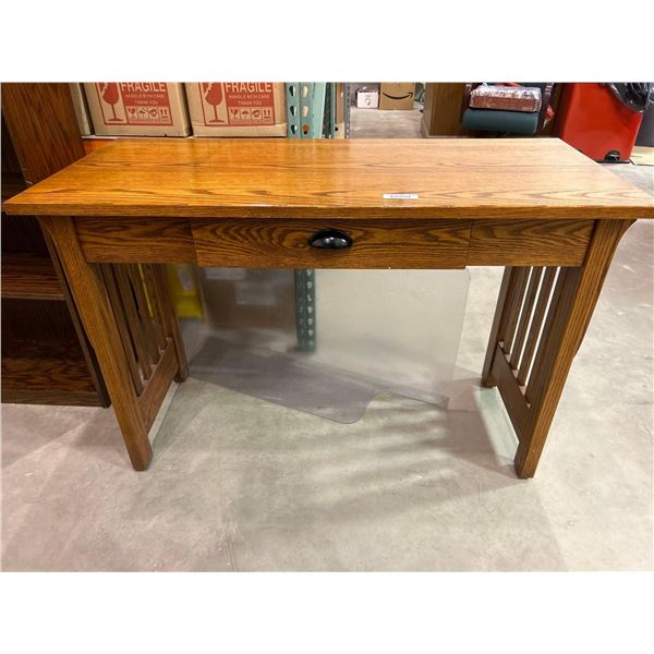 Solid Wood single drawer Writing Desk