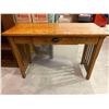 Image 1 : Solid Wood single drawer Writing Desk