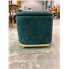 Image 1 : Small green storage ottoman