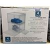 Image 1 : Stackable shoe box and organizer boxes, pack of 4