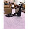 Image 2 : Amazon essentials black strap on high heel shoes, ladies size 6.5