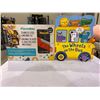 Image 1 : Combo lot of Planet box stainless steel lunchbox set and "The wheels on the bus" childrens book