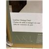 Image 3 : Aiden & Ivy leather ocassional chair NEW IN BOX