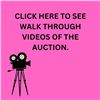 Image 1 : SEVERAL VIDEOS OF AUCTION WALKTHROUGH