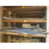 Image 1 : 2 SHELVES OF ASST. ARBORITE, PLEXIGLASS, WOOD, ETC.