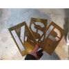 Image 2 : VINTAGE BRASS STENCILS