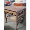 Image 2 : OAK ANTIQUE EASTLAKE STYLE 2 TIER  OCCASIONAL TABLE