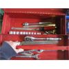 Image 2 : MASTERCRAFT RED TOOLBOX W/ASST. SOCKETS, SCREWDRIVER, WRENCHES, ETC.