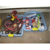 Image 1 : 2 BASKETS OF ASST. MINIATURE LIGHTBULBS, WINCH CONTROLLERS, AIRLINES, ETC.