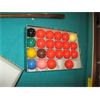 Image 2 : SM. 3'X6' POOLTABLE W/BALLS & CUES, ASST. ACCESS.