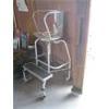 Image 2 : ALUMINUM FRAME STOOL ON CASTORS W/SWIVEL SEAT 