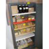 Image 2 : SINGLE DOOR METAL CABINET W/LOWER DRAWER