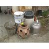 Image 1 : MISC: STAINLESS STEEL MILKING CAN, GALVANIZED BUCKETS, STRAWBERRY PLANTER, ETC.