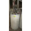 Image 1 : CARDBOARD BIN OF ASST. GARDEN TOOLS, POST HOLE AUGER, ETC.