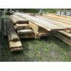 Image 2 : PALLET OF ASST. LUMBER: LIVE EDGE, ROUGH CUT, 4X4s, ETC.