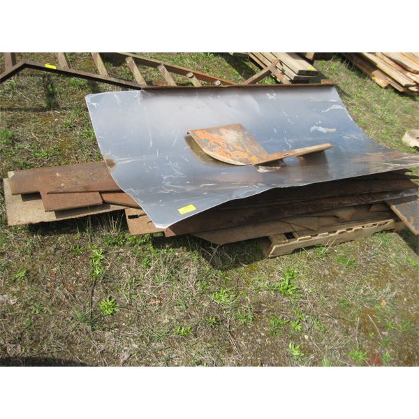 PALLET OF IRON PLATE