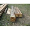 Image 2 : PALLET OF ASST. ROUGH CUT LUMBER, LIVE EDGE & PALLET W/3 LG. 12X12 BEAMS