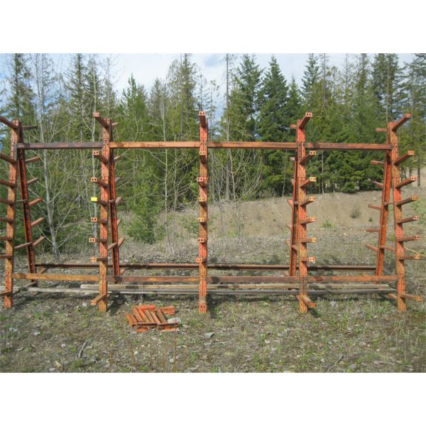 HEAVY DUTY DOUBLE SIDED ADJUSTABLE PIPE RACK