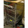 Image 1 : KITCHEN CART W/ADJUSTABLE BASKETS ON CASTORS