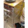 Image 2 : KITCHEN CART W/ADJUSTABLE BASKETS ON CASTORS