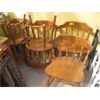 Image 1 : SET OF 6 WOODEN CHAIRS