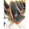 Image 2 : SET OF 5 VINTAGE SWIVEL CHAIRS ON CASTORS, VARIOUS MARKS/CUTS