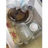 Image 2 : BIN OF ASST. GLASS BAKING DISHES, CUTLERY, ETC.