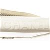 Image 6 : Chanel White Patent Leather Large Boy Shoulder Bag
