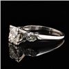 Image 2 : 1.52 ctw F COLOR CENTER Diamond Platinum Ring (1.82 ctw Diamonds)