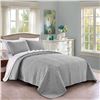 Image 1 : Lot of 1 Molly Rocky Quilt Set Reversible 3-Piece Microfiber King New