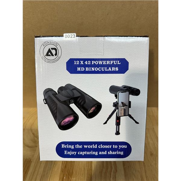 Lot of 1 High Definition Binoculars 12 x 42 NEW