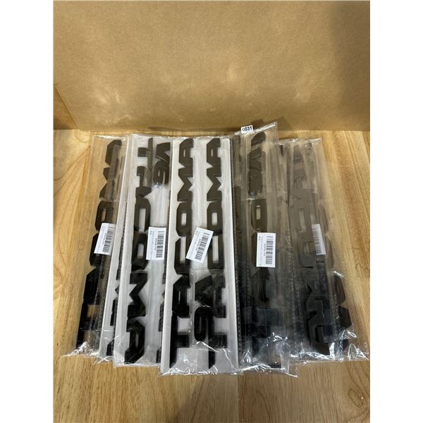 Lot of 16 Tacoma V6 Emblems Black NEW