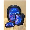 Image 1 : Lot of 1 Sonic School Backpack w/ Lunch Bag Pencil Case - New