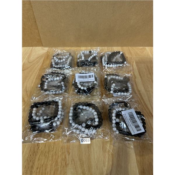 Lot of 9 (4PCS) Bracelet Sets - New