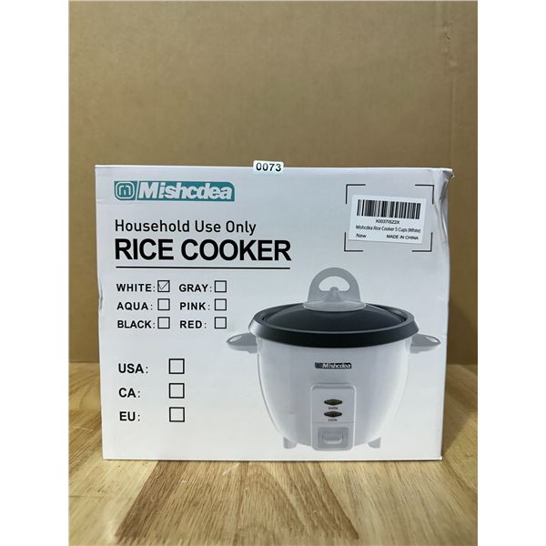Lot of 1 Mishcdea Rice Cooker (White) - New