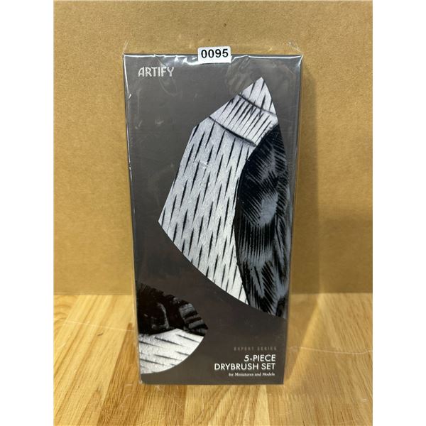 Lot of 1 Artify Dry Brush Set 5-Piece for Miniatures and Models