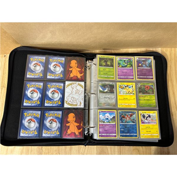 Lot of 1 Pokemon Binder w/ 117 Original Trading Cards - NEW