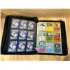 Image 1 : Lot of 1 Pokemon Binder w/ 126 Assorted Original Trading Cards - NEW
