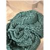 Image 4 : Lot of 1 Molly Rocky Acrylic Knit Throw Blanket Green 60x80"