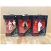 Image 1 : Lot of 3 Star Wars Action Figures Rey/ Finn/ Princess Leia - New
