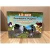 Image 1 : Lot of 1 Box of Lil-Gen Prehistoric Playbox 12-Dinosaur Figures/ Sound Book/ Play Mat - New