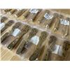 Image 3 : Lot of 21 Solid Brass Carpet Clips for Stairs - New